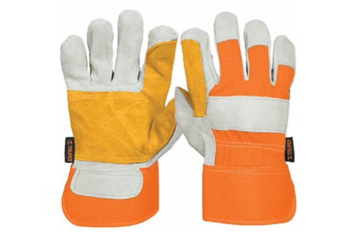 Găng tay da vải an toàn size L Truper GU-235