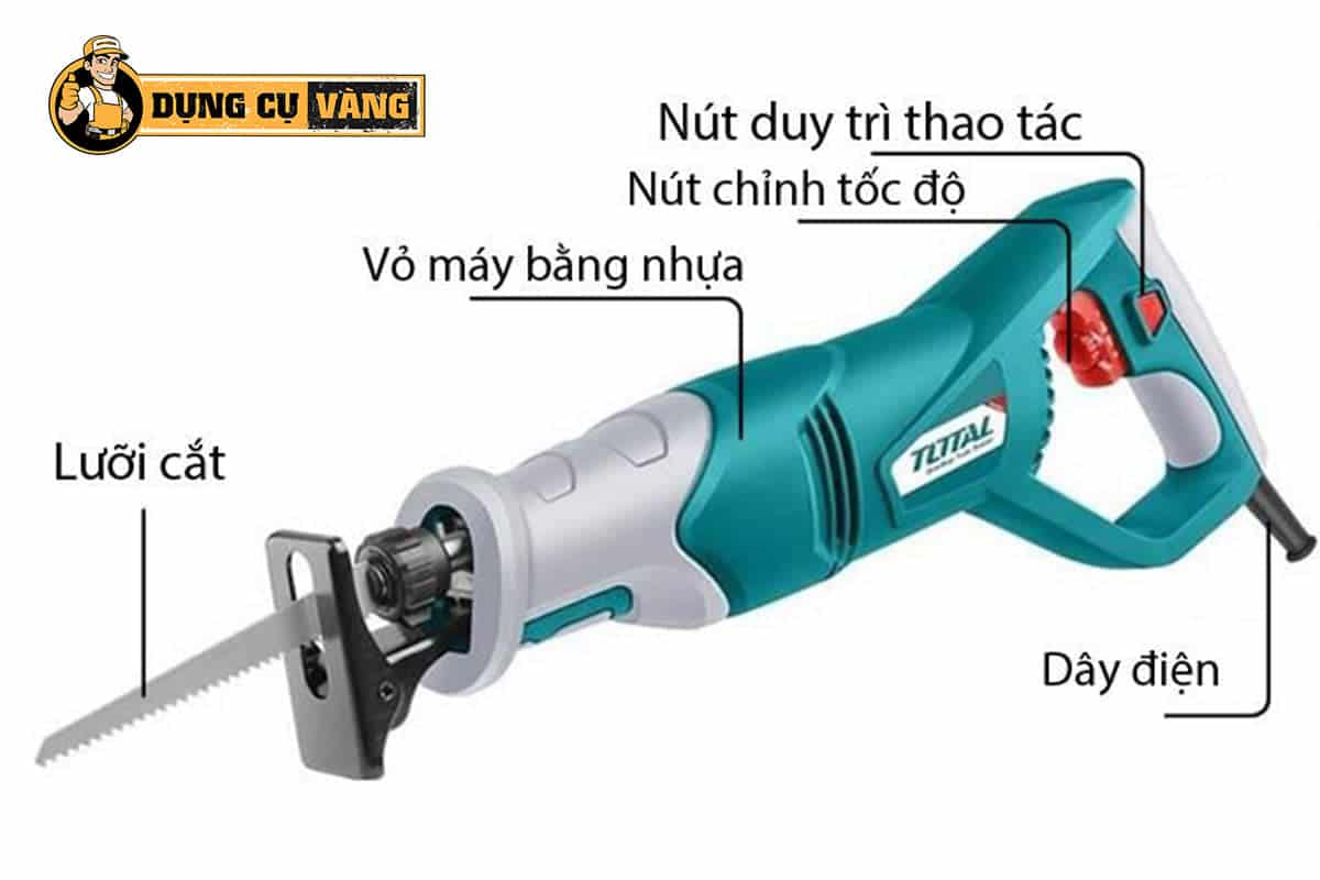 Máy Cưa Kiếm Total Ts100802 750w tiết kiệm sức lao động