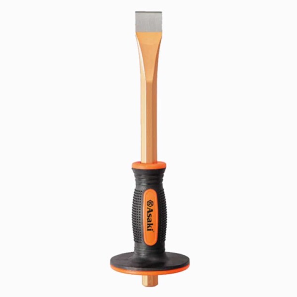 Đục sắt có tay chắn 16 x 300mm (mũi dẹp) Asaki AK-9642