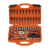 Bộ tuýp 1/4″ 6 cạnh 46 chi tiết xi bóng Cr-V Asaki AK-9754